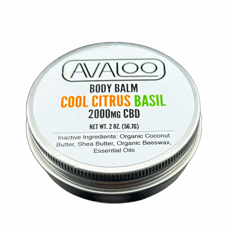 cbd balm cool citrus basil