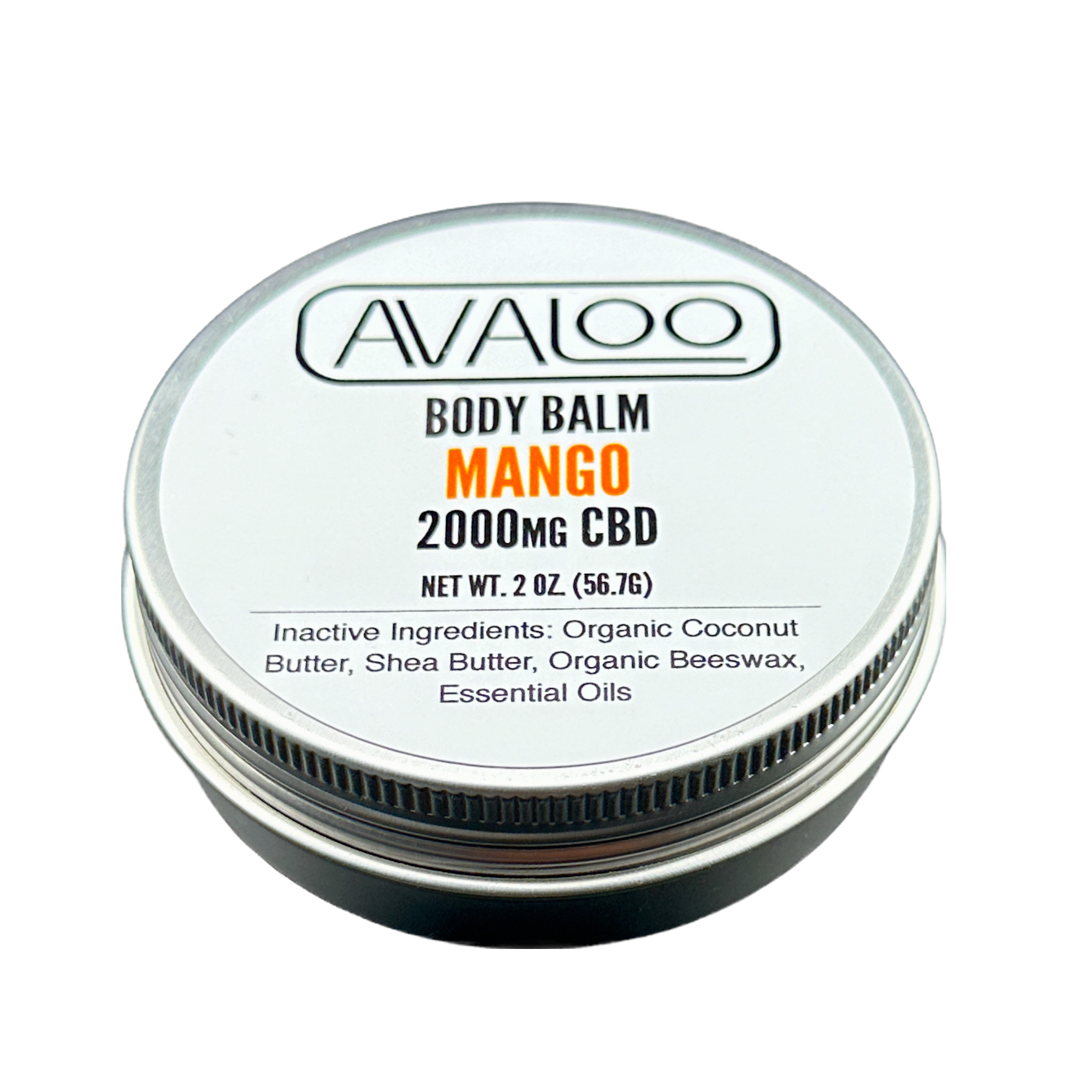 CBD Body Balm 2000mg - Mango from Avaloo cbd balm mango