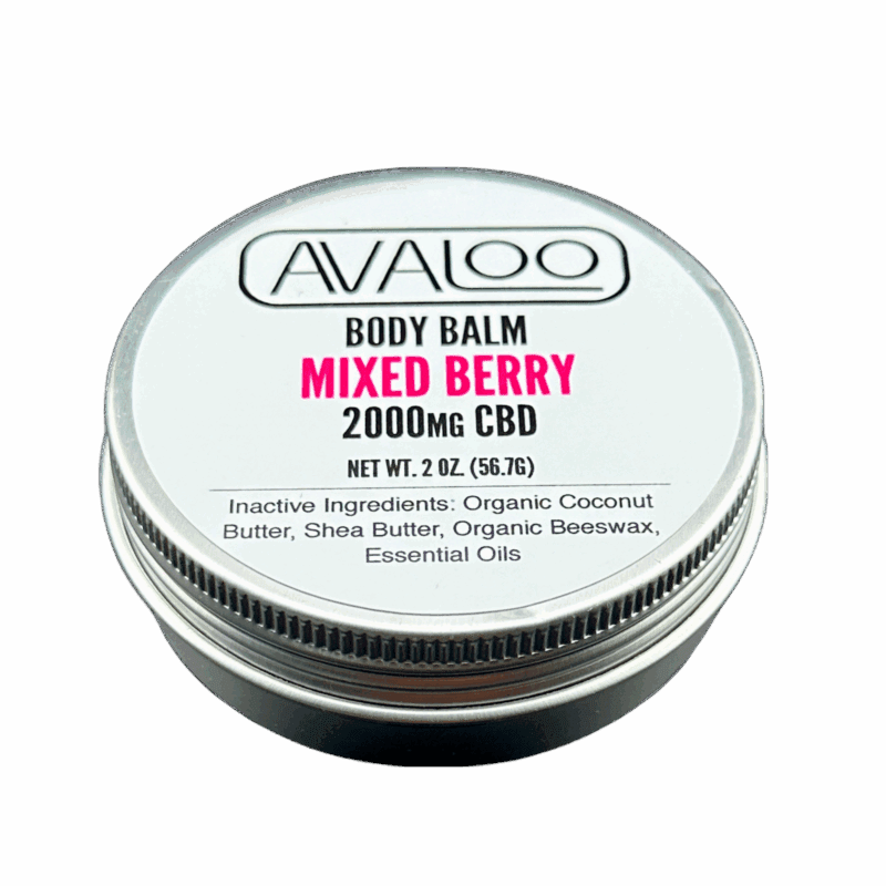 cbd balm mixed berry