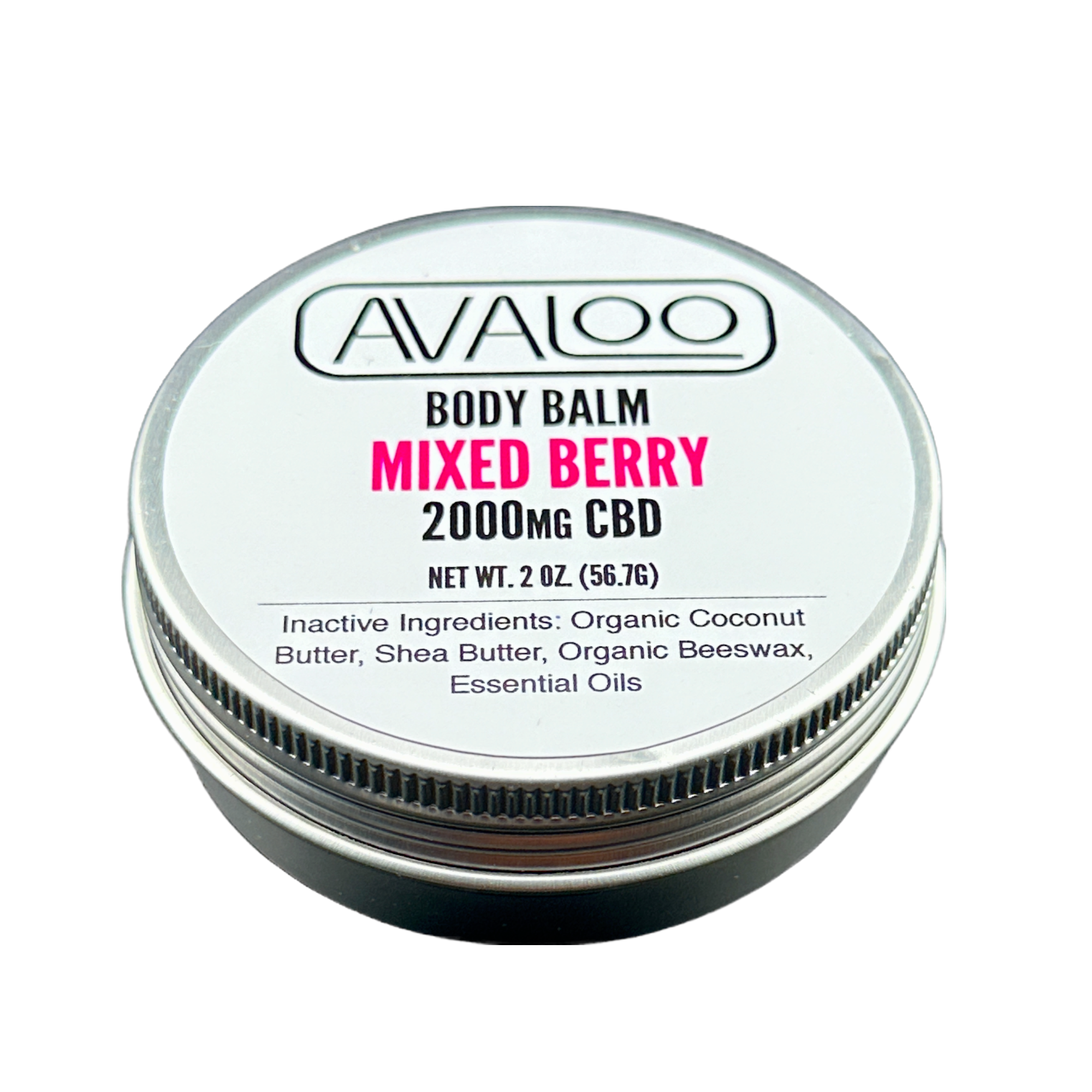 CBD Body Balm 2000mg - Mixed Berry from Avaloo cbd balm mixed berry