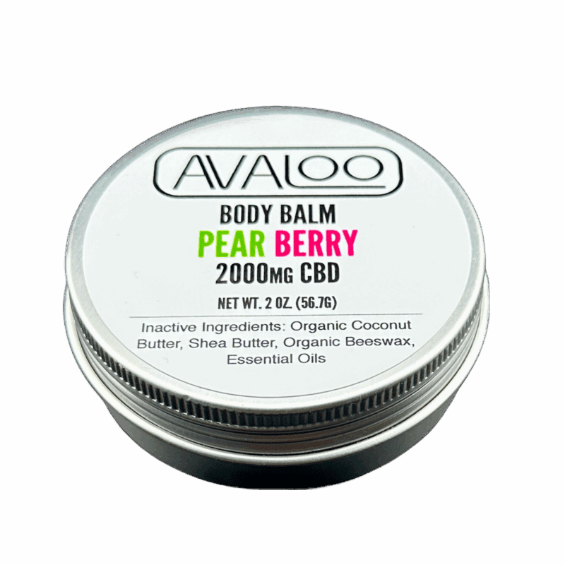 cbd balm pear berry