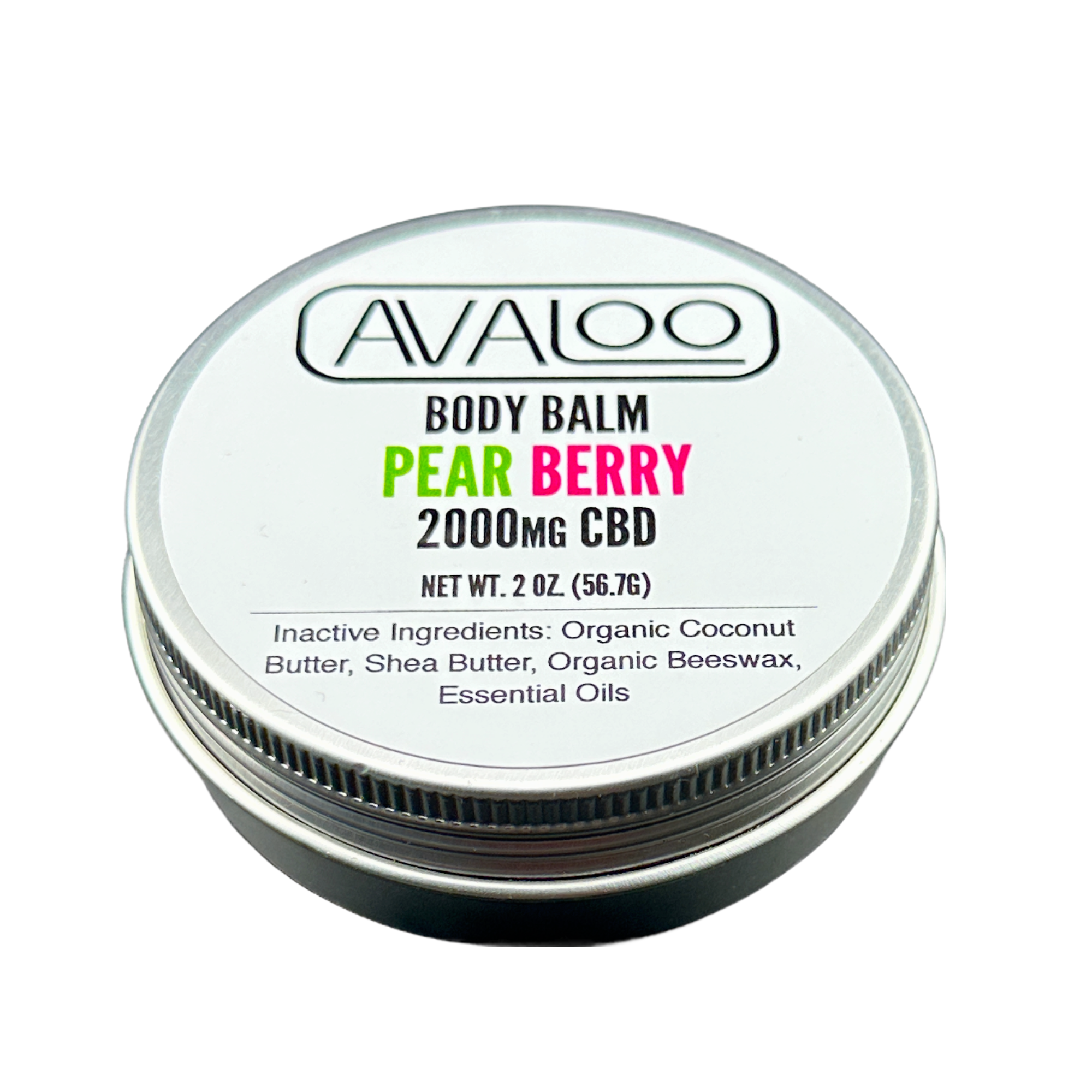 CBD Body Balm 2000mg - Pear Berry from Avaloo cbd balm pear berry