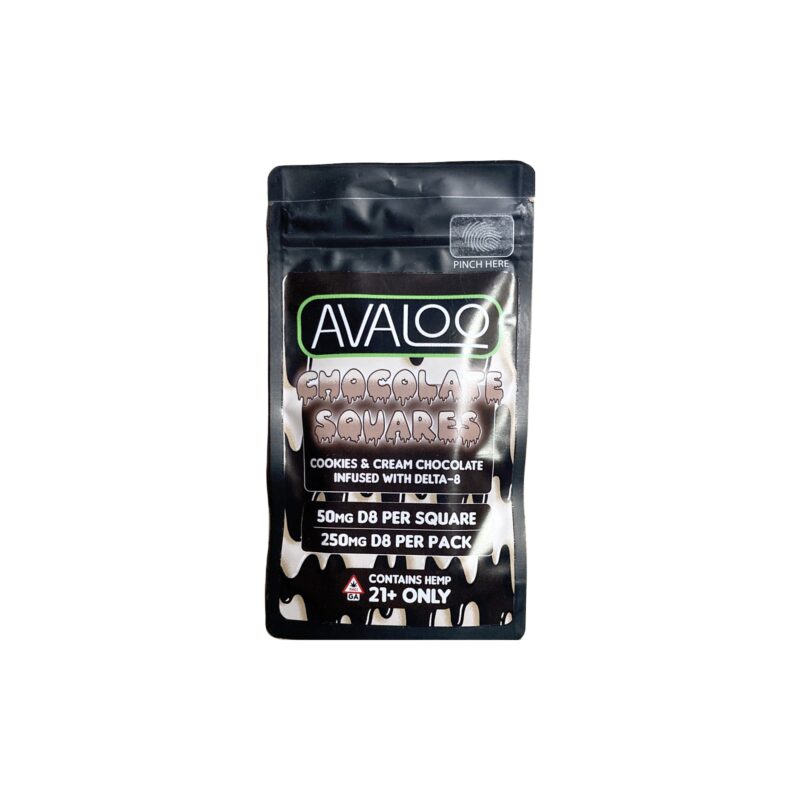 Delta 8 from Avaloo Delta 8 Chocolate Squares - Cookies n' Cream