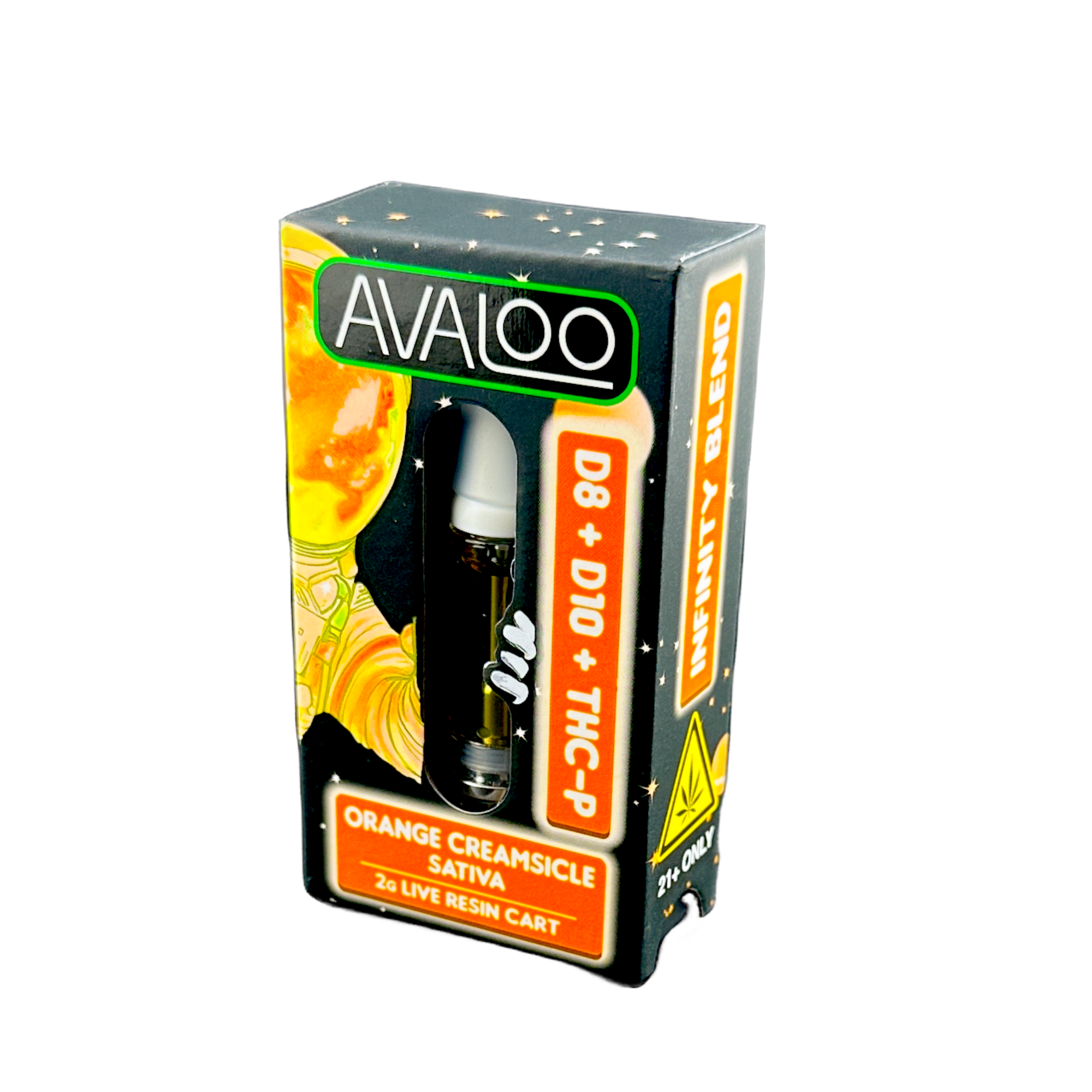 Delta 8 Infinity Blend 2g Cart - Orange Creamsicle (Sativa) from Avaloo delta 8 infinity cartridge 2g orange creamsicle