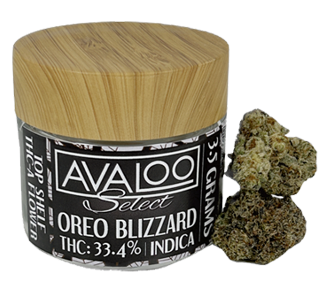 thc a select flower oreo blizzard (indica)