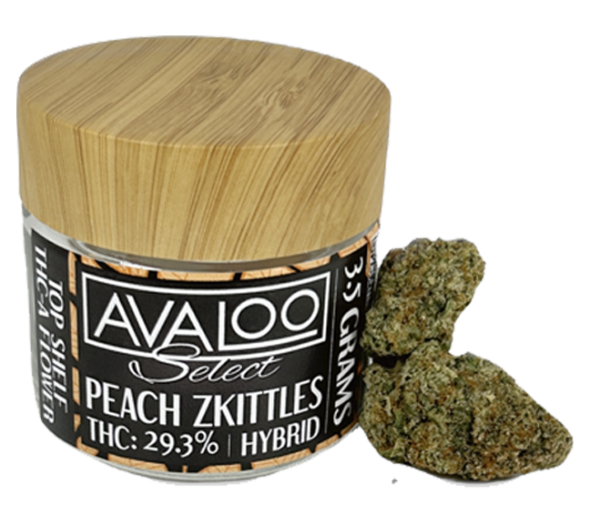thc a select flower peach z (sativa)