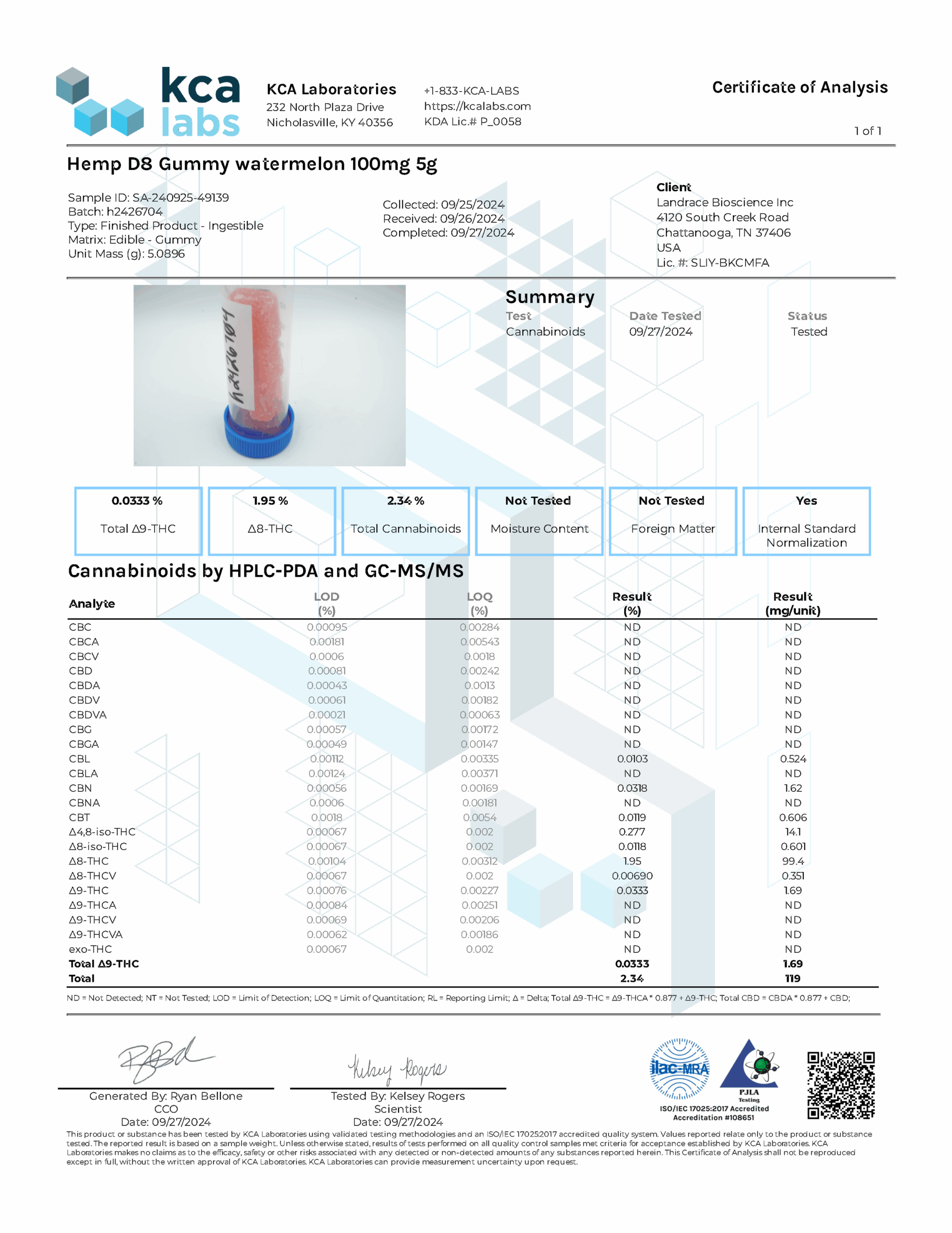 Delta 8 Bricks Gummies 1500mg - Strawberry from Avaloo 100mg d8 bricks coa