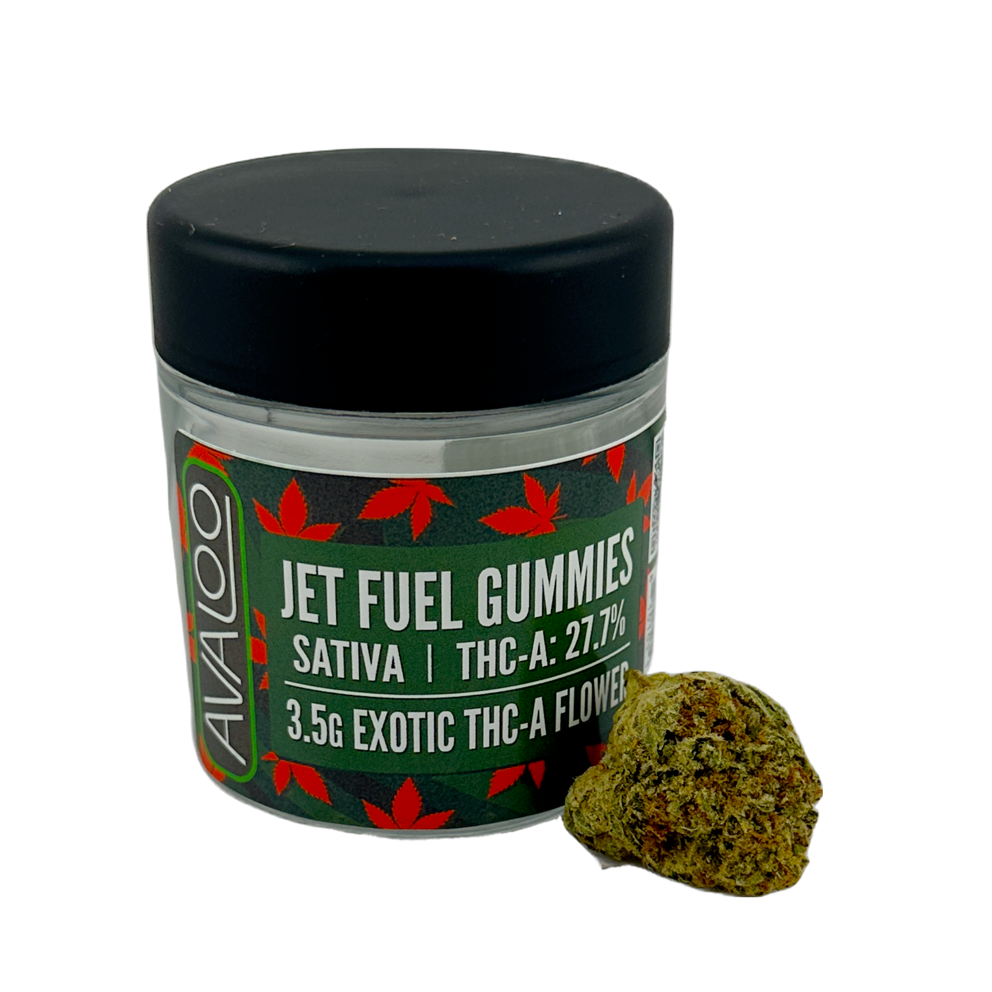 THC-A Exotic Flower - Jet Fuel Gummies (Sativa) from Avaloo thca flower jet fuel 3.5g