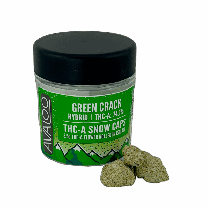 thca snow cap green crack 3.5g