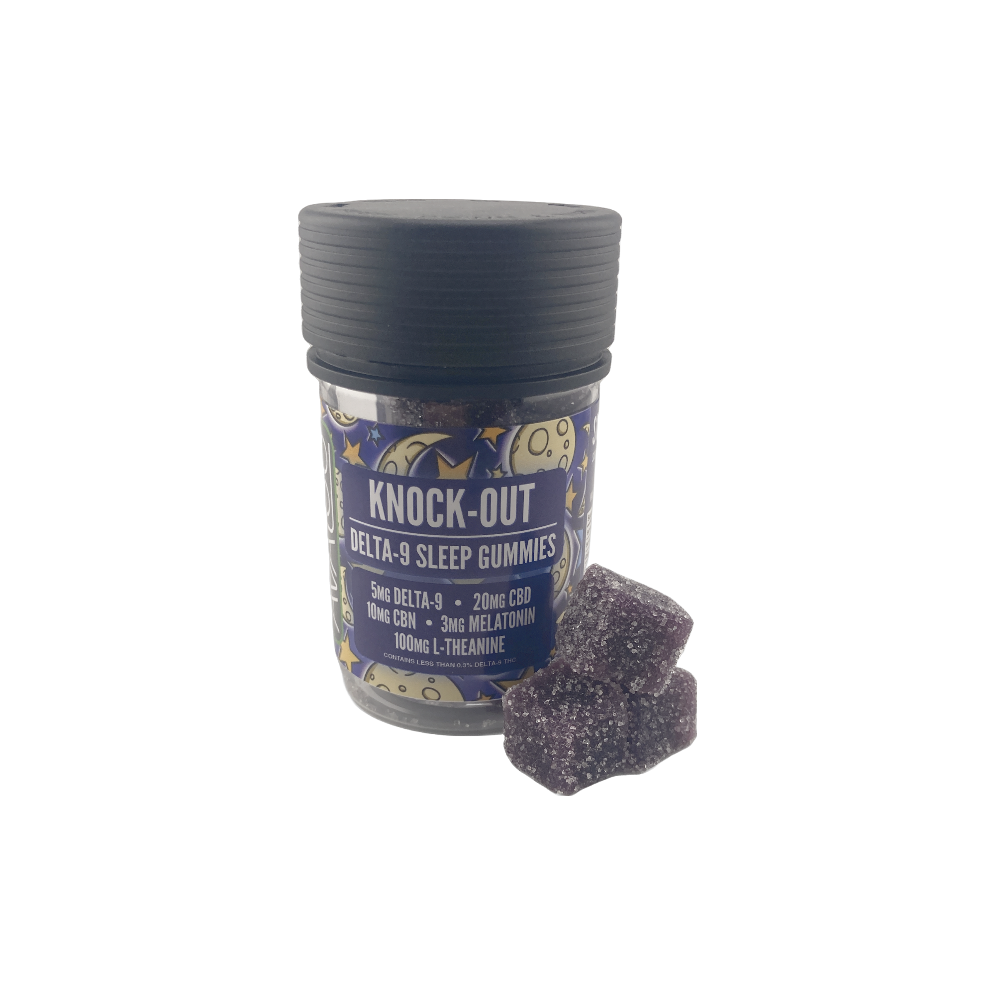 Delta 9 Knock Out Sleep Gummy from Avaloo Delta 9 Knock Out Sleep Gummy