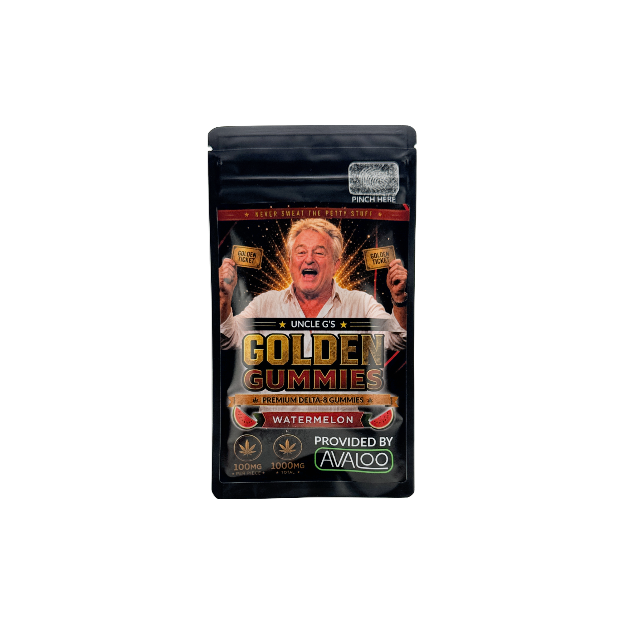 Uncle G’s Golden Gummies – Delta 8 Watermelon – 1000mg from Avaloo Uncle G’s Golden Gummies – Delta 8 Watermelon – 1000mg