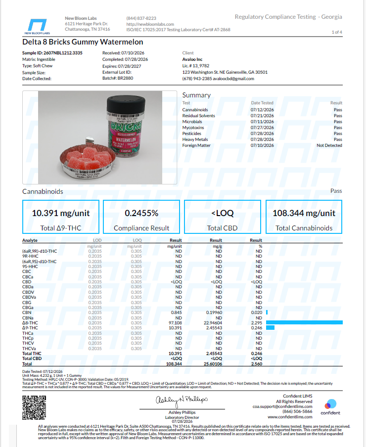 Uncle G’s Golden Gummies – Delta 8 Watermelon – 1000mg from Avaloo Uncle G’s Golden Gummies – Delta 8 Watermelon – 1000mg - Image 3
