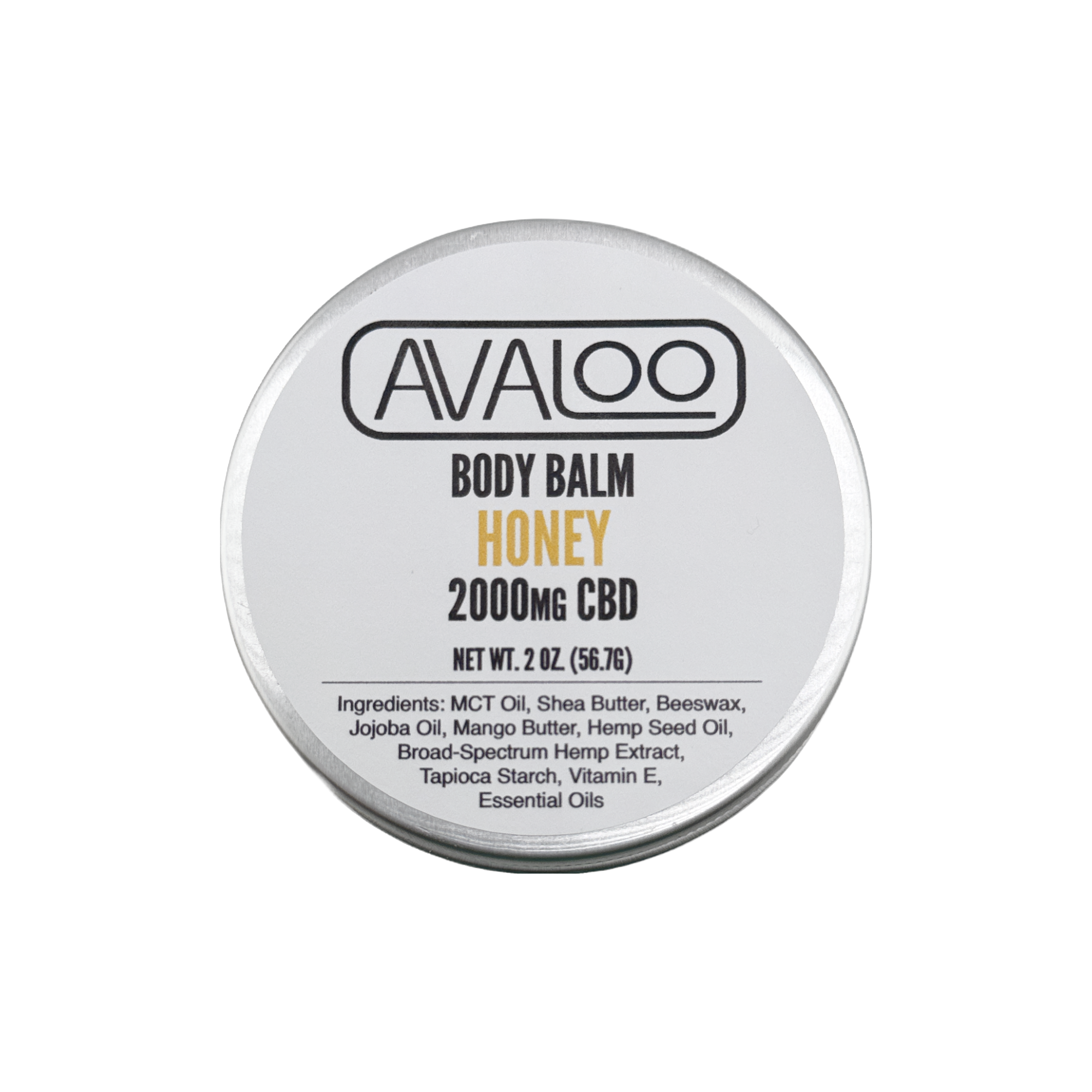 Home from Avaloo CBD Balm 2000mg - Honey Scent