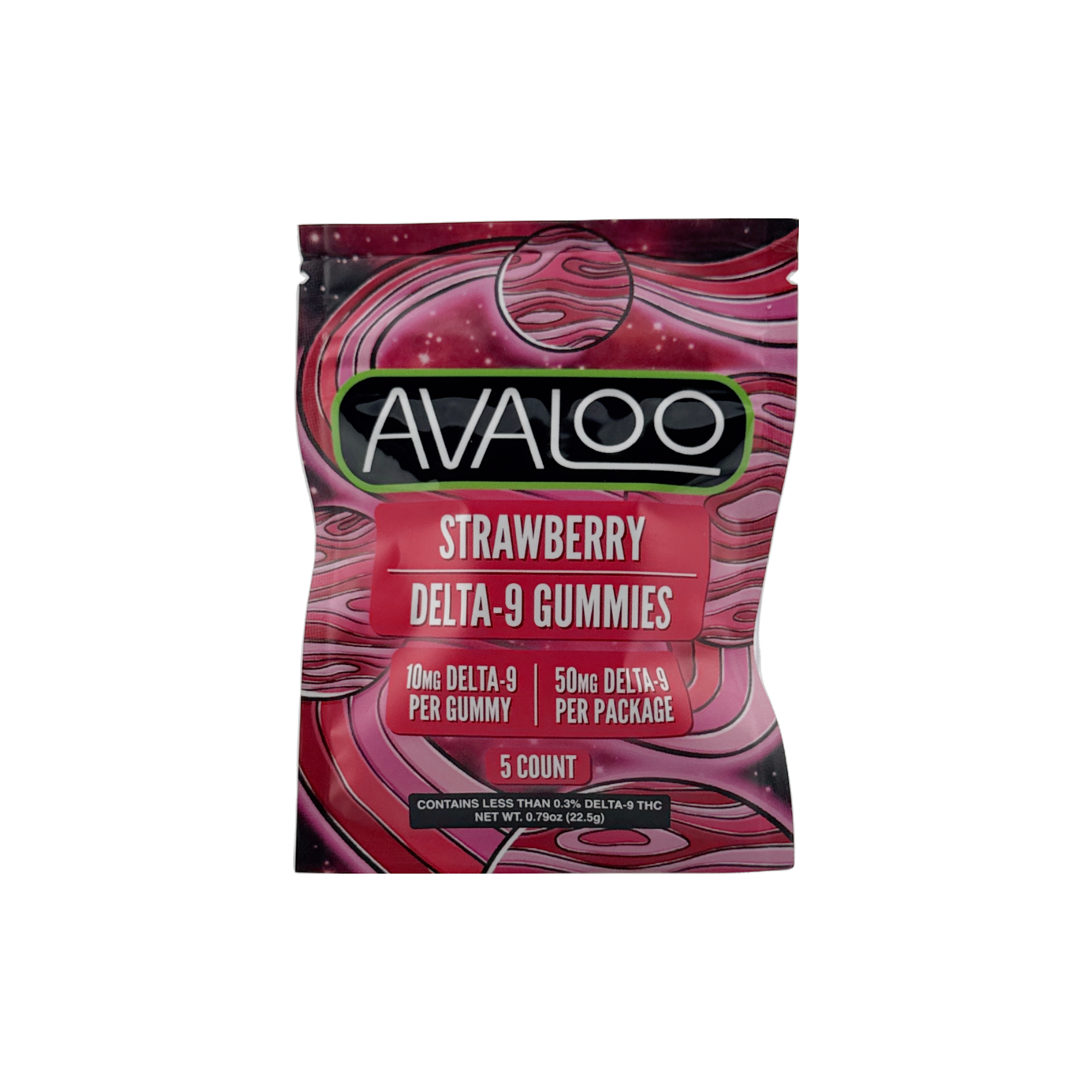 Delta 9 + CBD Gummies – Strawberry – 10mg THC + 10mg CBD from Avaloo Delta 9 + CBD Gummies – Strawberry – 10mg THC + 10mg CBD